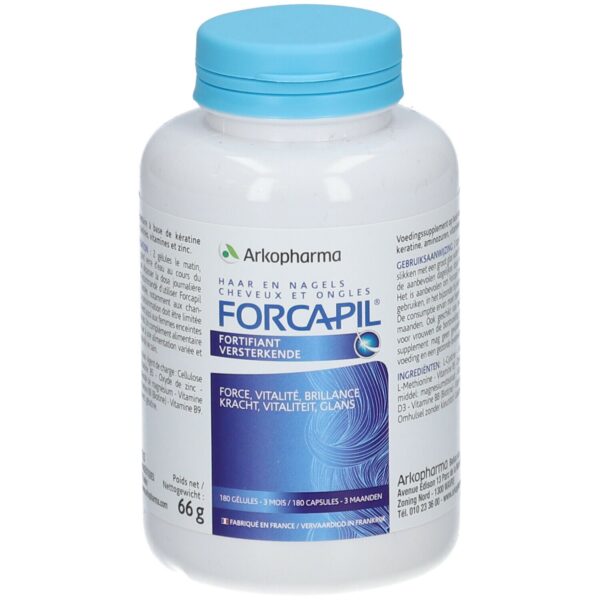 Arkopharma Forcapil Cheveux et Onlgles (180 Gélules)